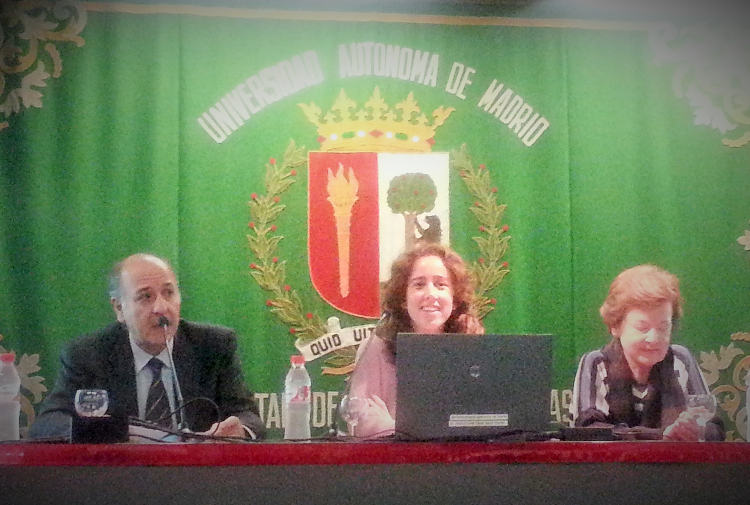 Ana Glez-Rivas en la Inauguración del Encuentro de Jóvenes Investigadores